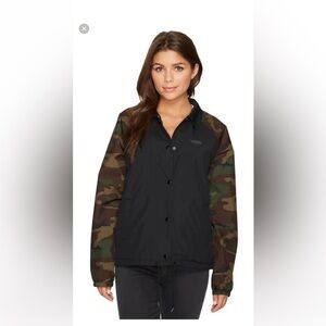 Vans Black and Camouflage Jacket - NWOT NEVER WORN